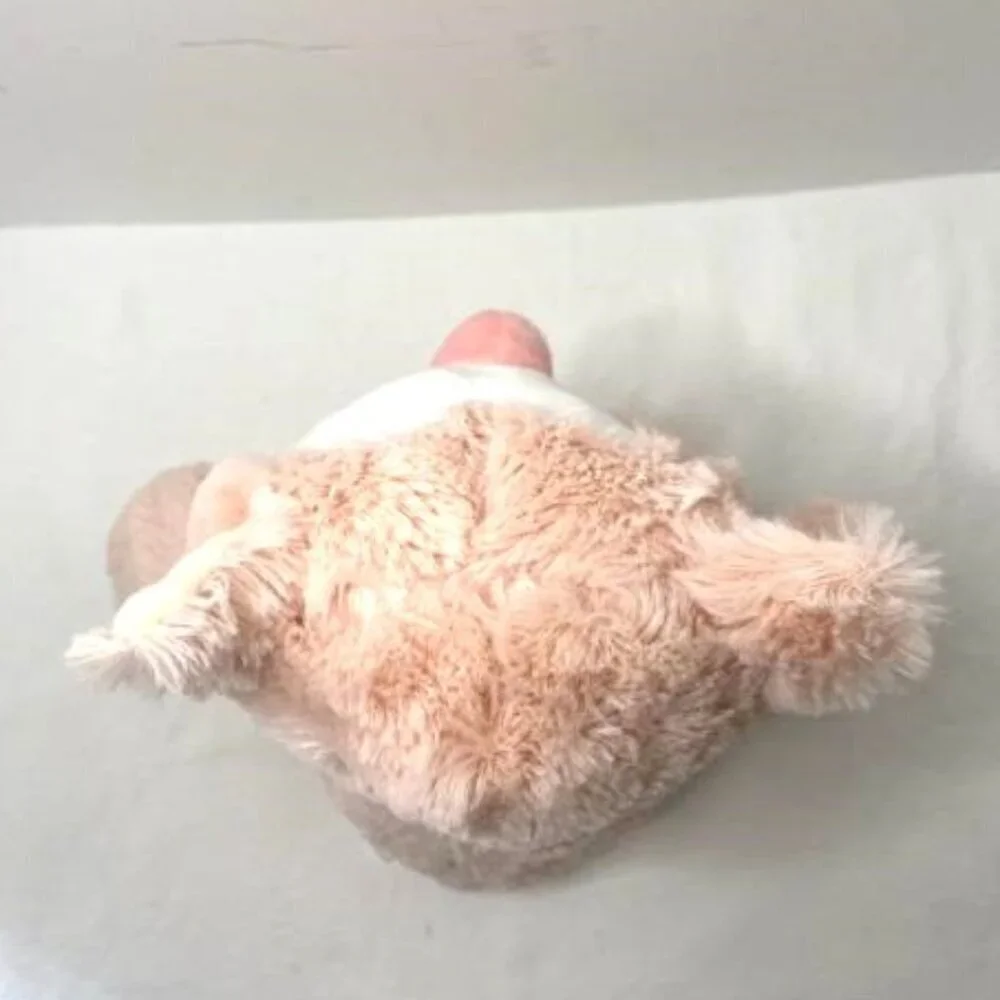Silver One Pink Owl Bird Bear Stuffed Animal Plush‎ Toy